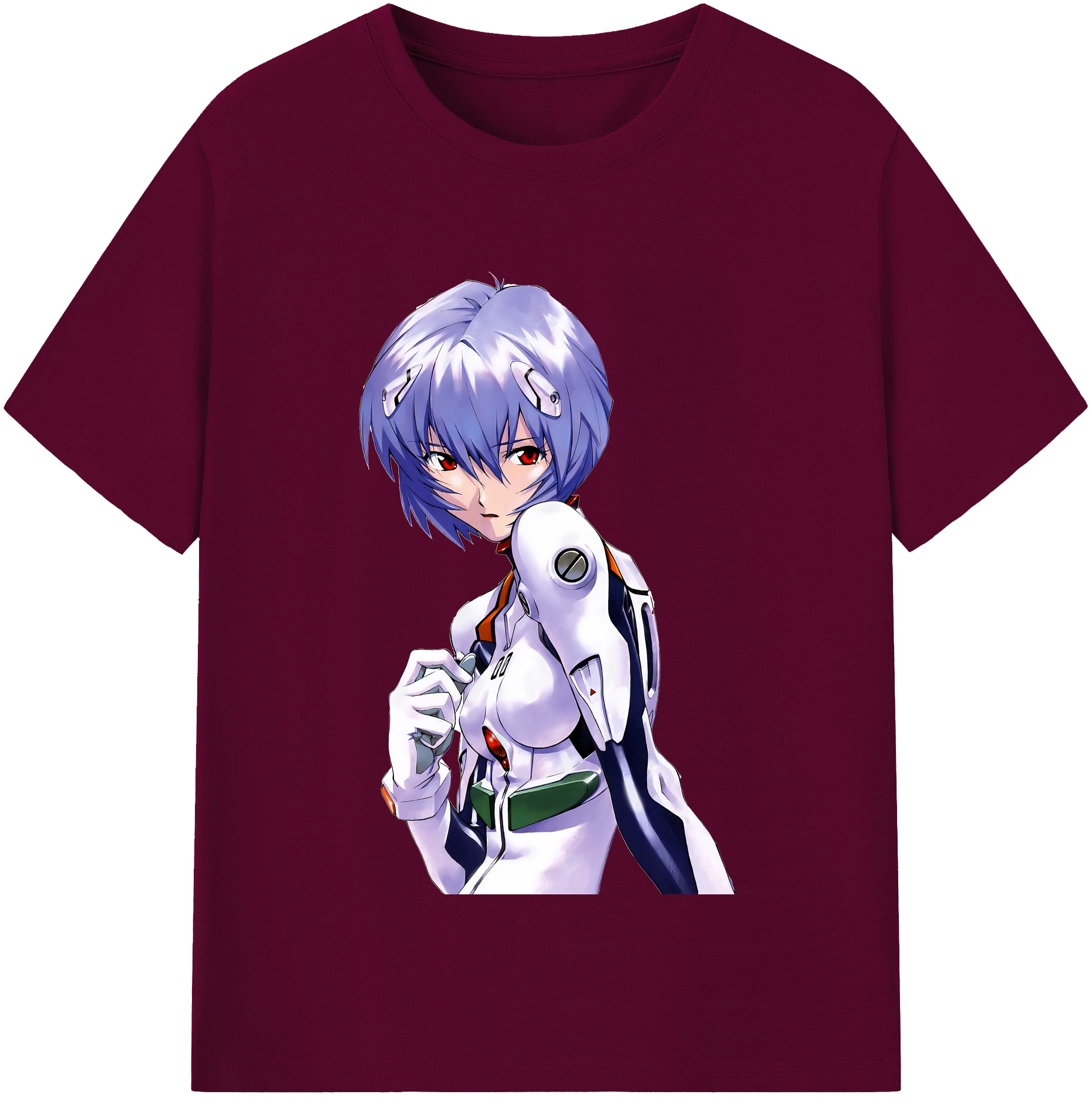 （画像用） EVA 新世紀エヴァンゲリオン レディースカジュアルプリントTシャツ（綿100％）